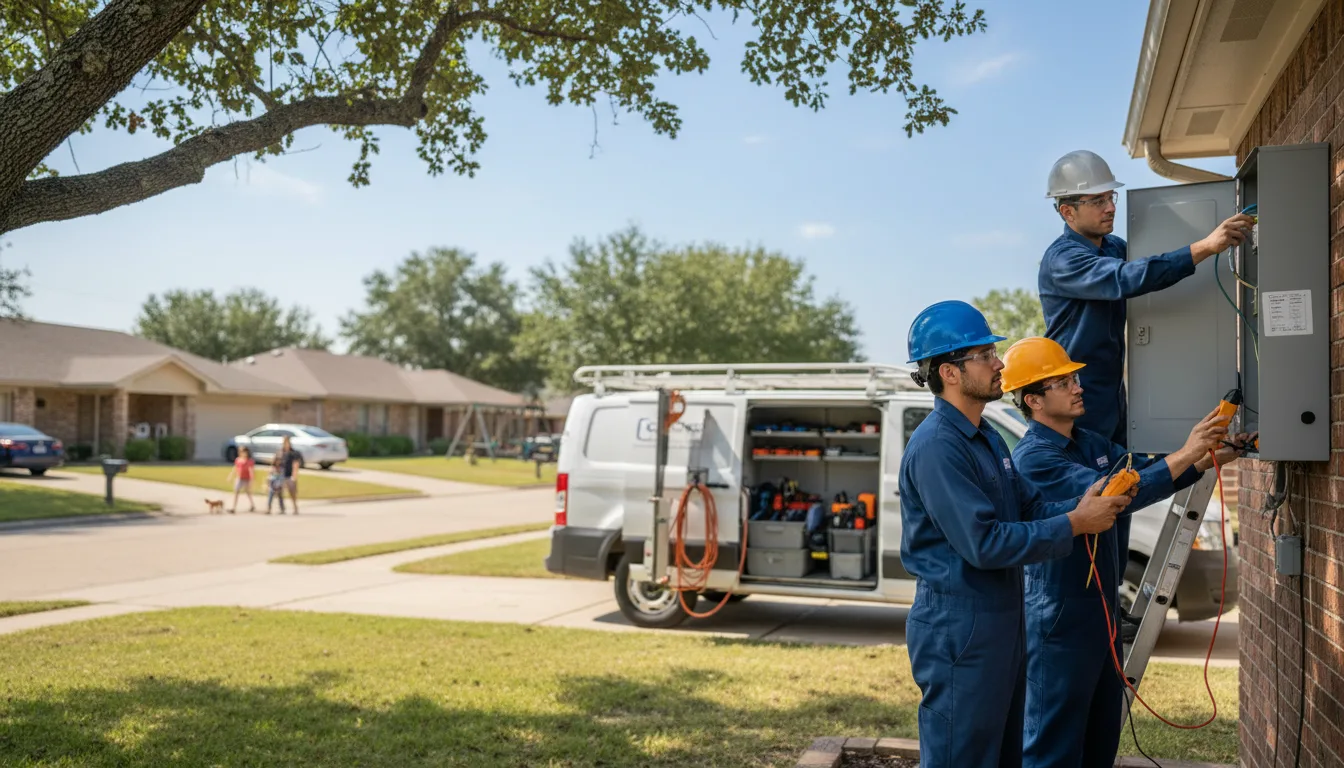 Certified electrician providing emergency electrical services in Byron, NY